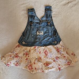 OshKosh B'gosh Denim and Floral Skirtall